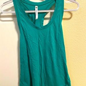 Teal workout tank